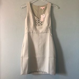 Boutique | Jade lace up sleeveless dress